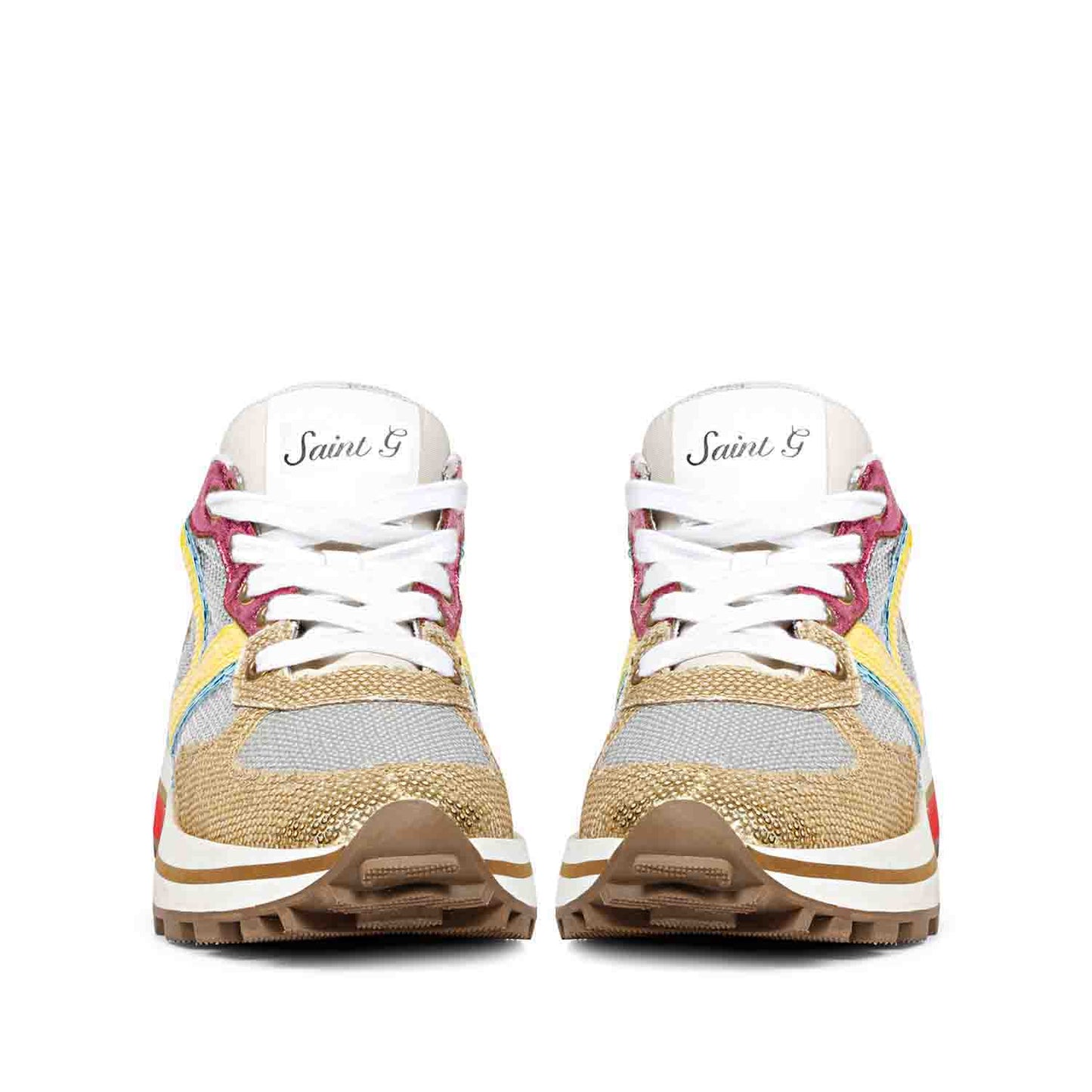 Whitesta Edana Multi Color Leather Sneakers