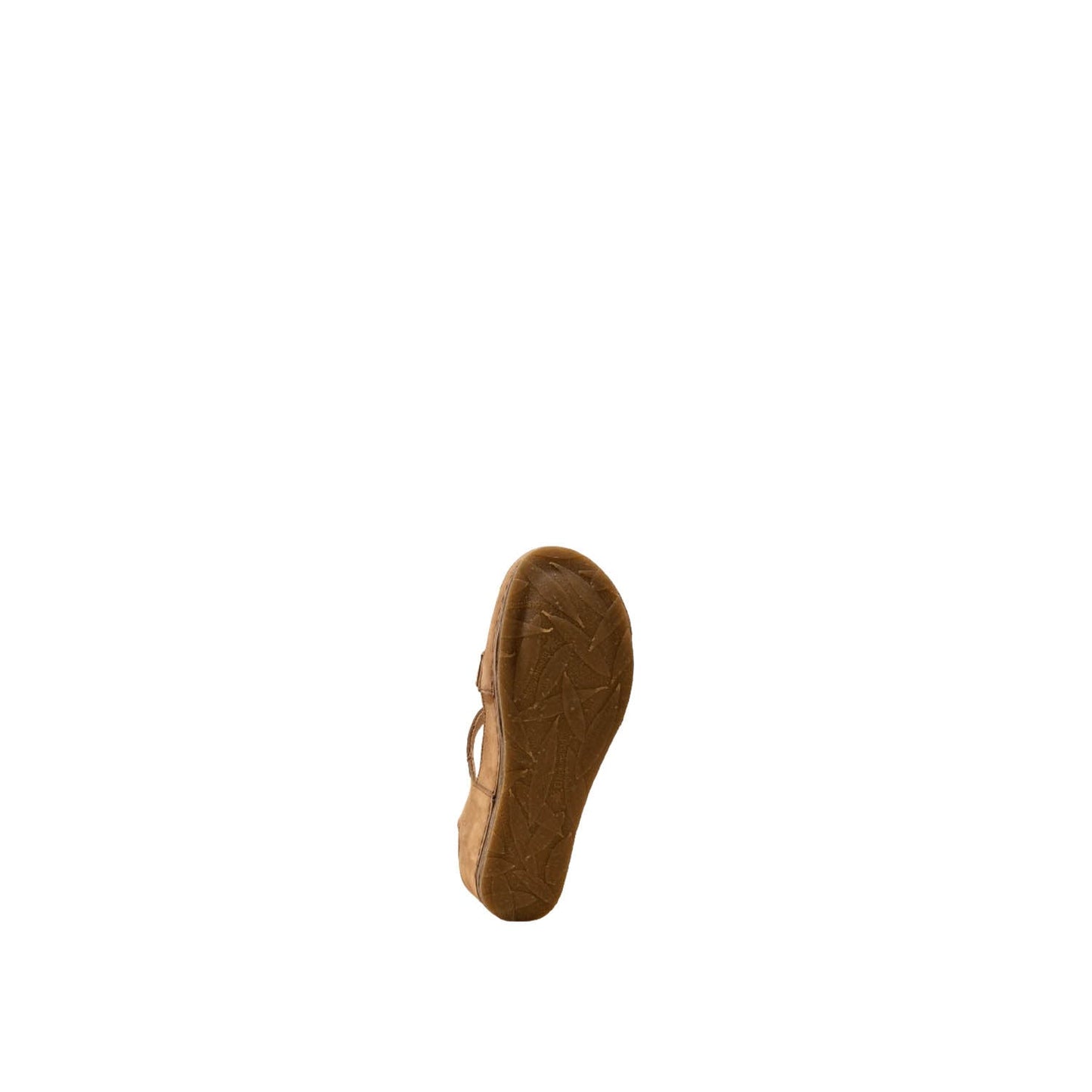 El Naturalista Honey Embellished Leather Block Sandals with Buckle