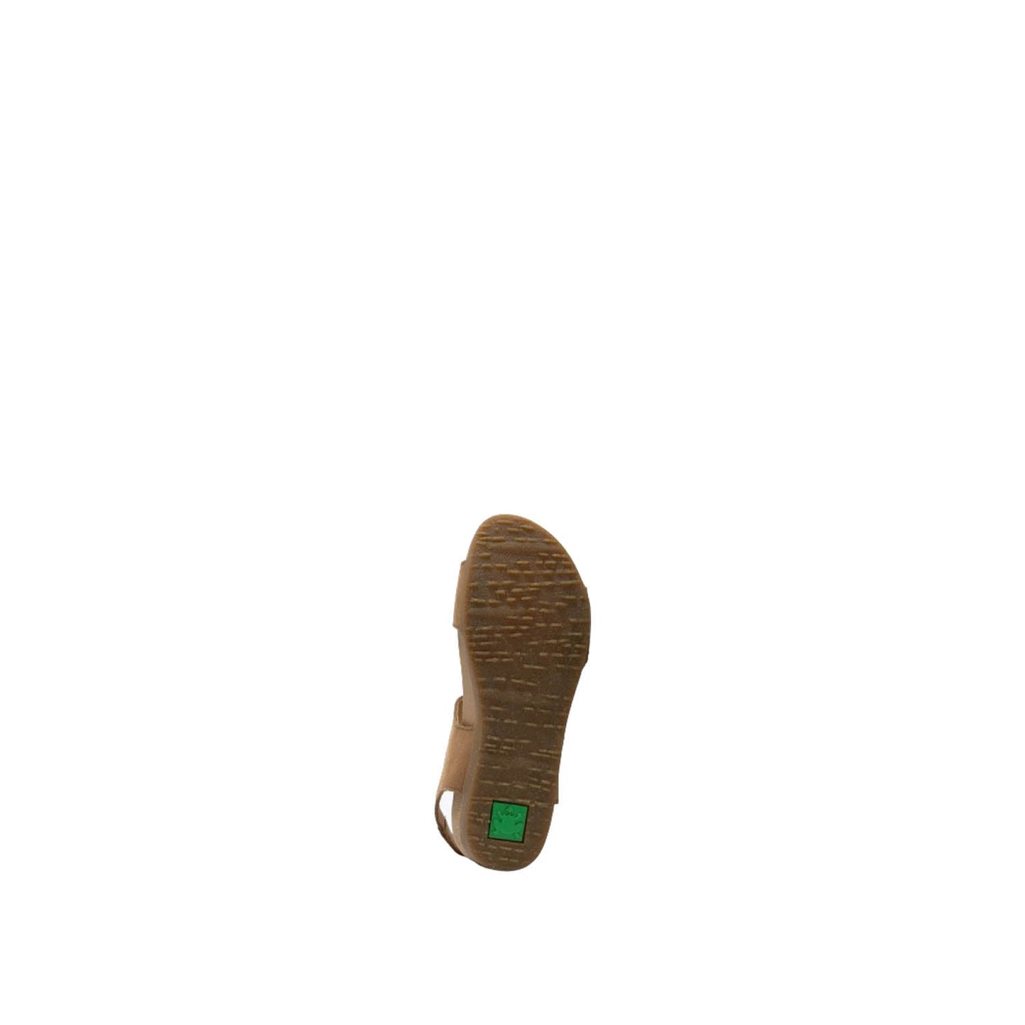 El Naturalista Honey Embellished Leather Block Sandals with Buckle