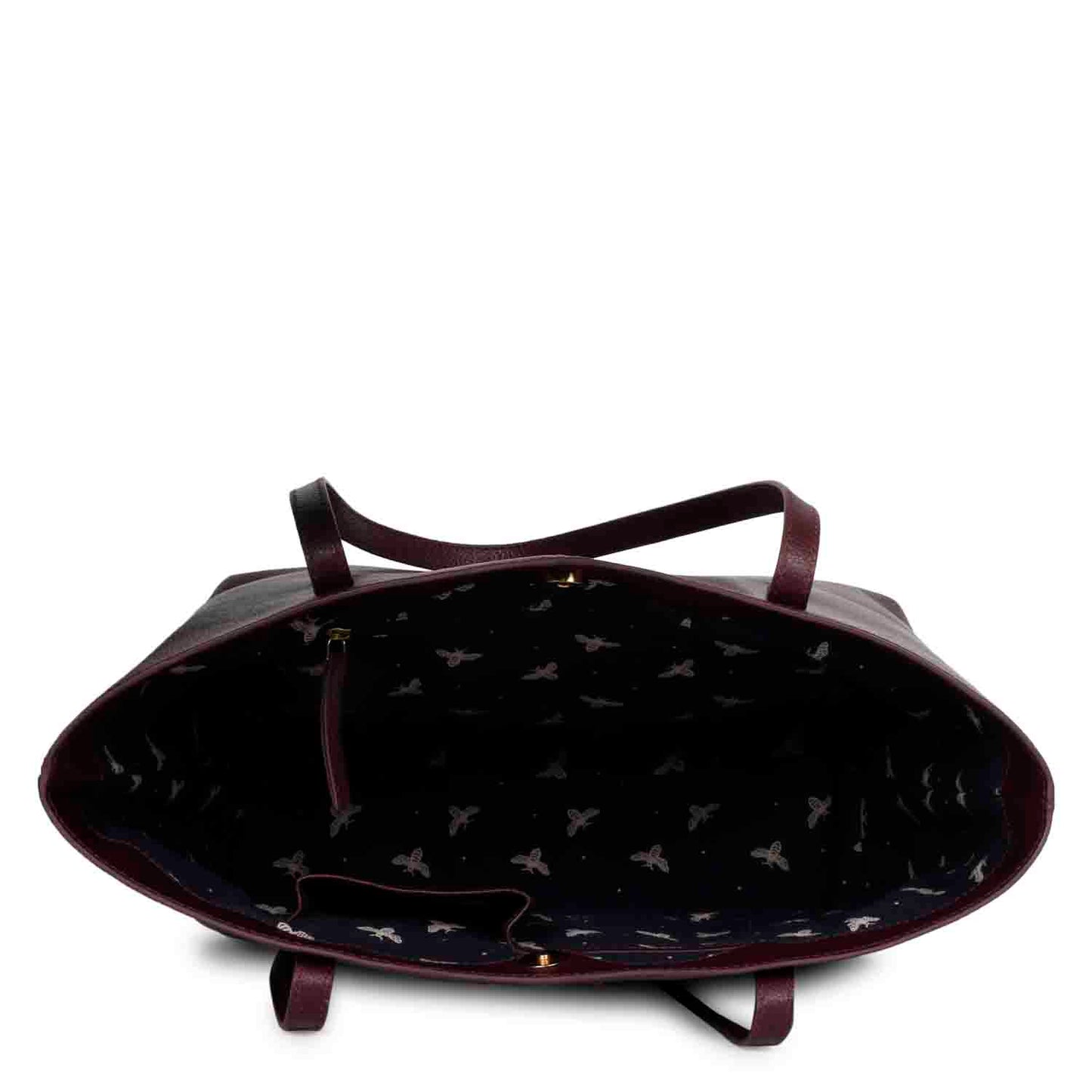 Favore Women Burgundy Leather Structured Shoulder Bag