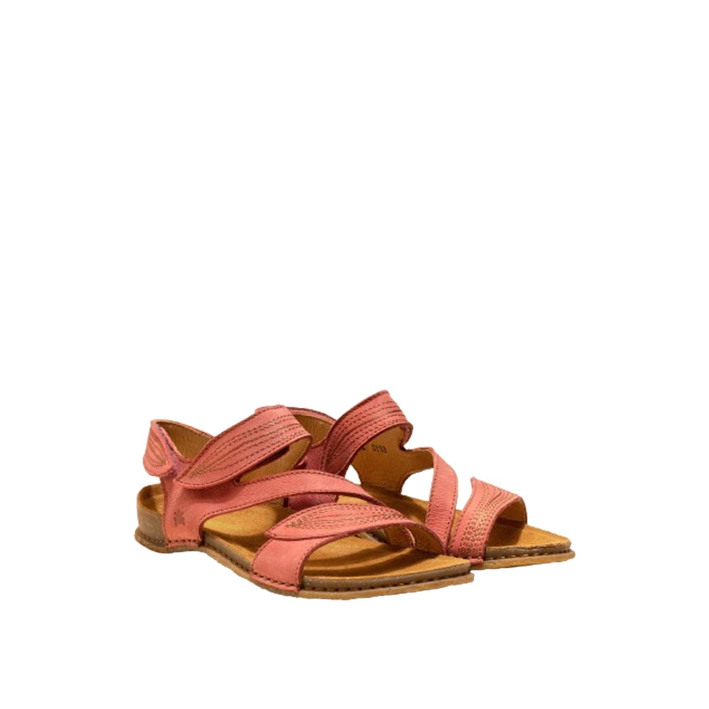 El Naturalista Loto Embellished Leather Block Sandals with Buckle