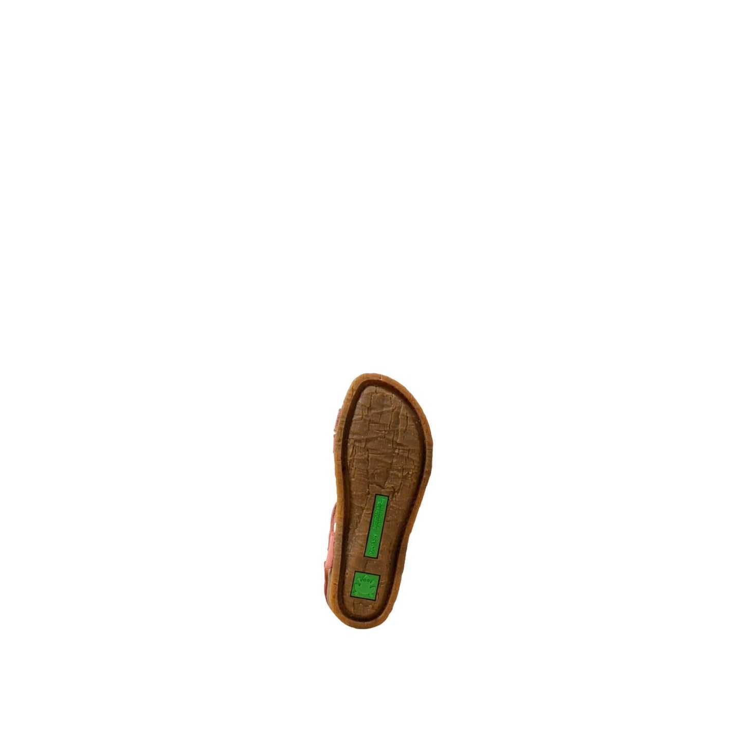 El Naturalista Loto Embellished Leather Block Sandals with Buckle