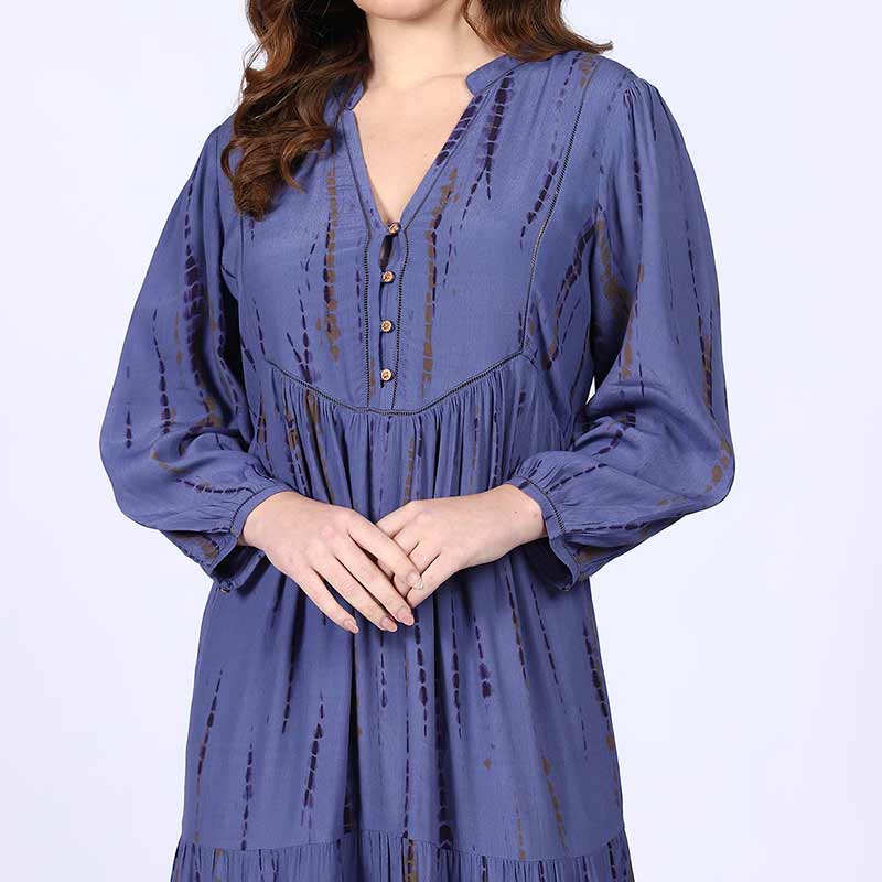 Saint Elodie Womens Midnight Blue Maxi Dresses