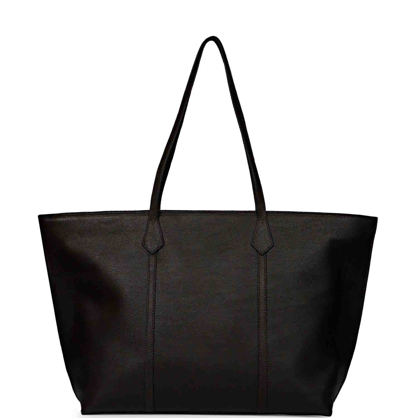 Favore Black Womens Leather Structured Shoulder Bag