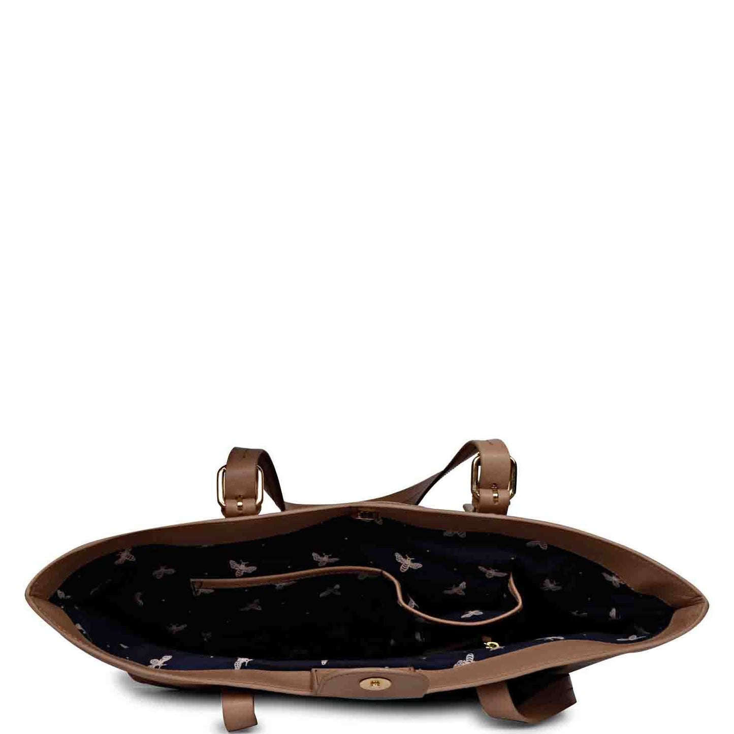 Favore Women Peach Leather Structured Shoulder Bag