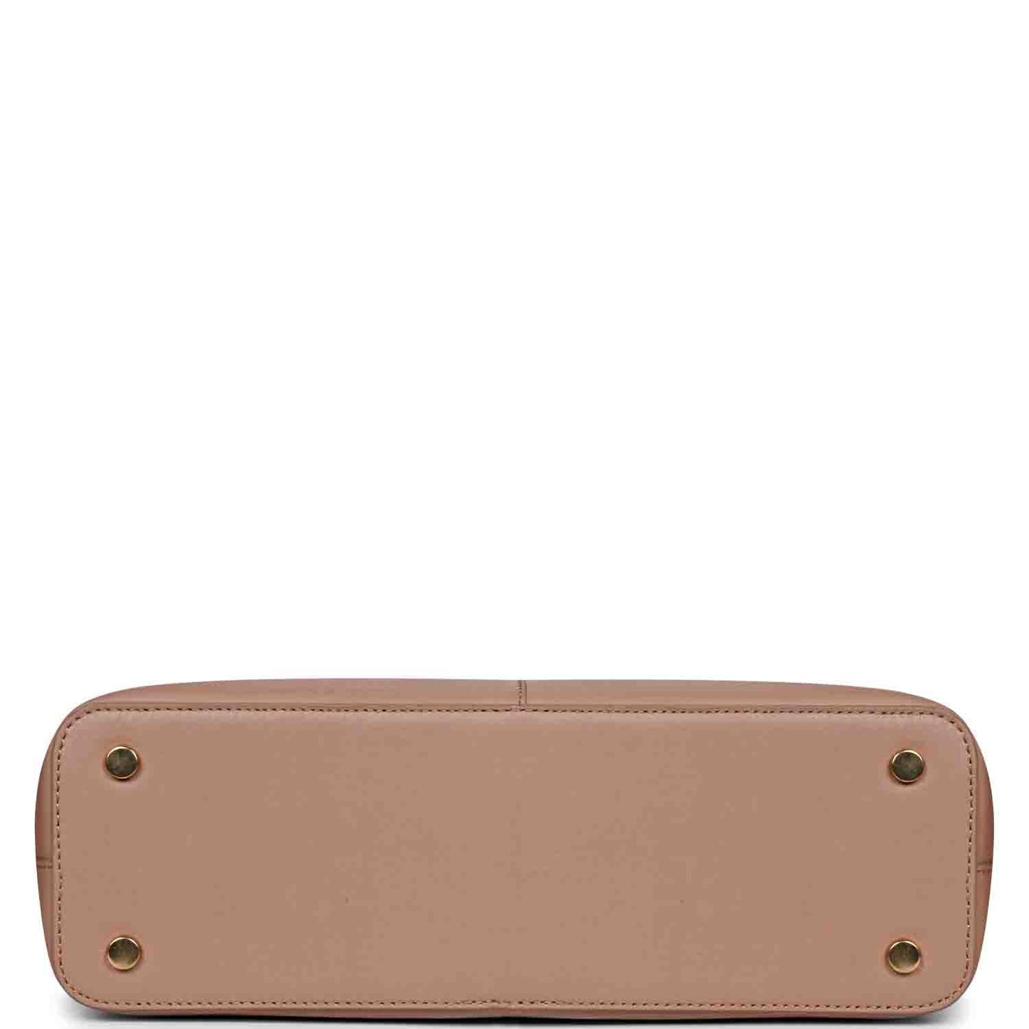 Favore Women Peach Leather Structured Shoulder Bag