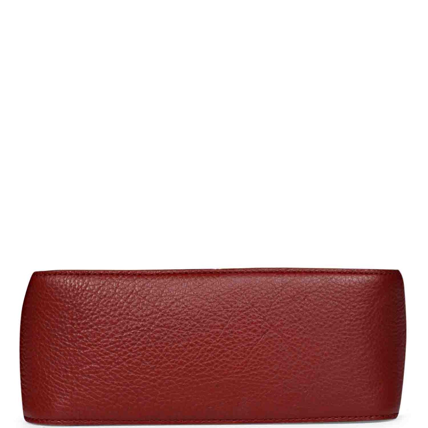 Favore Red Womens Leather Structured Sling Bag