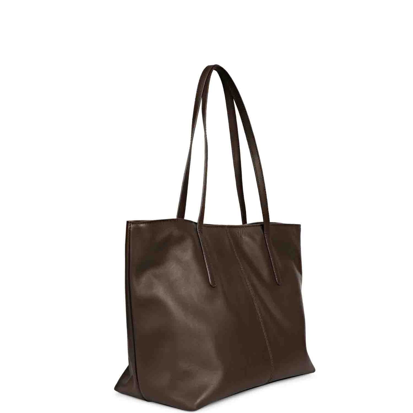 Favore Womens Brown Leather Shoulder Bag