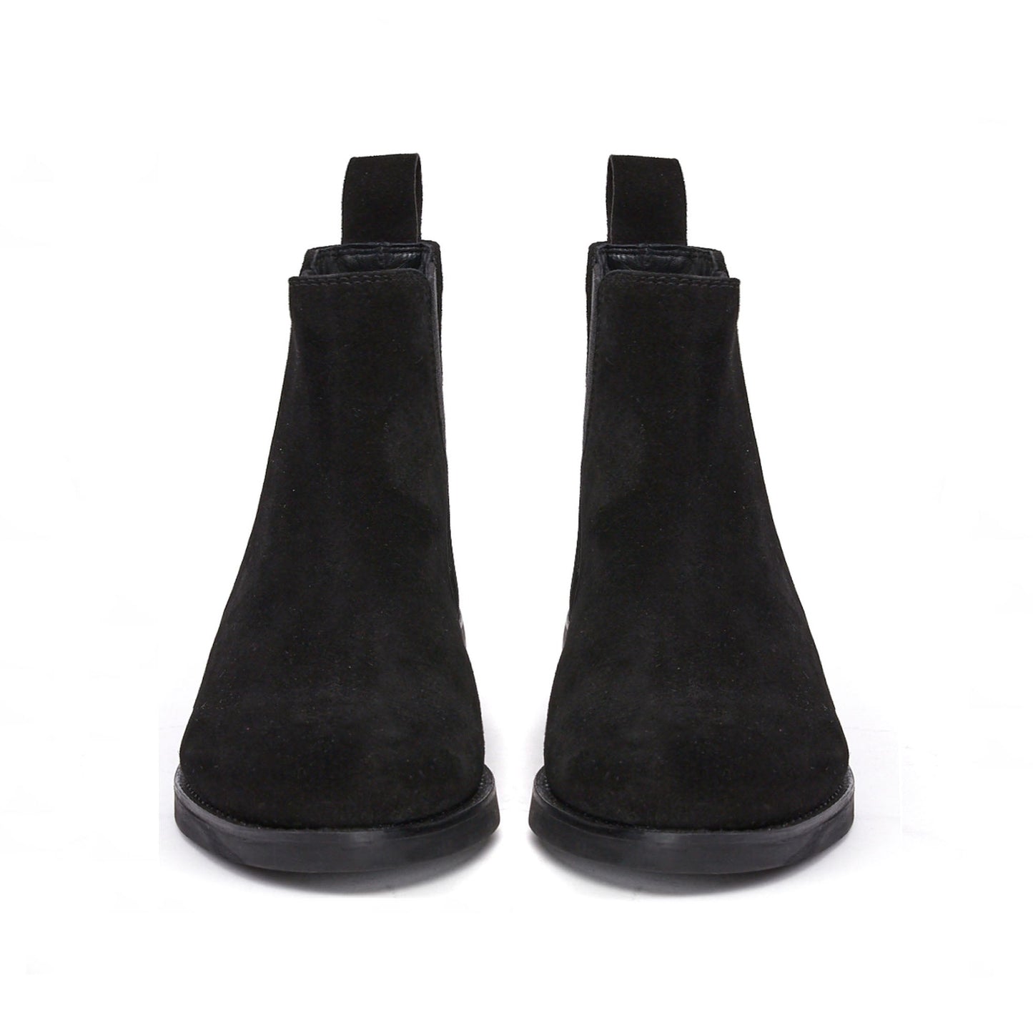 Saint Isa Black Leather Ankle Boot - SaintG