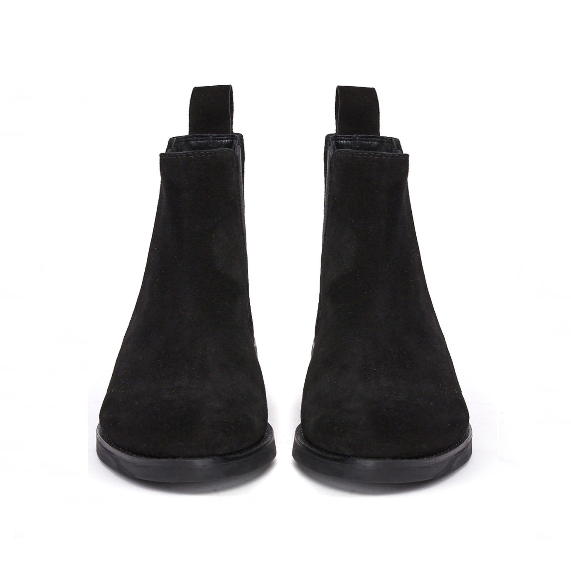 Saint Isa Black Leather Ankle Boot - SaintG