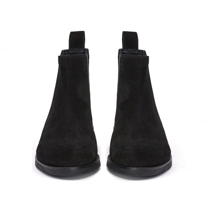 Saint Isa Black Leather Ankle Boot - SaintG