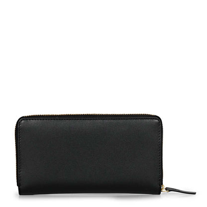 Favore Black Leather Purse Clutches
