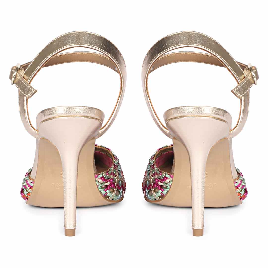 Saint Elio Multi Hand Woven Leather Pumps