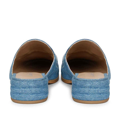 Saint Liona Denim Leather Moccasins