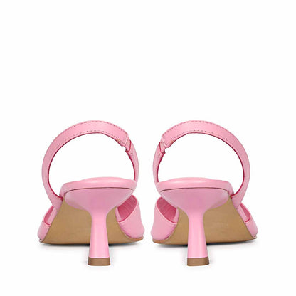 Saint Nanette Blushy Pink Leather Pumps