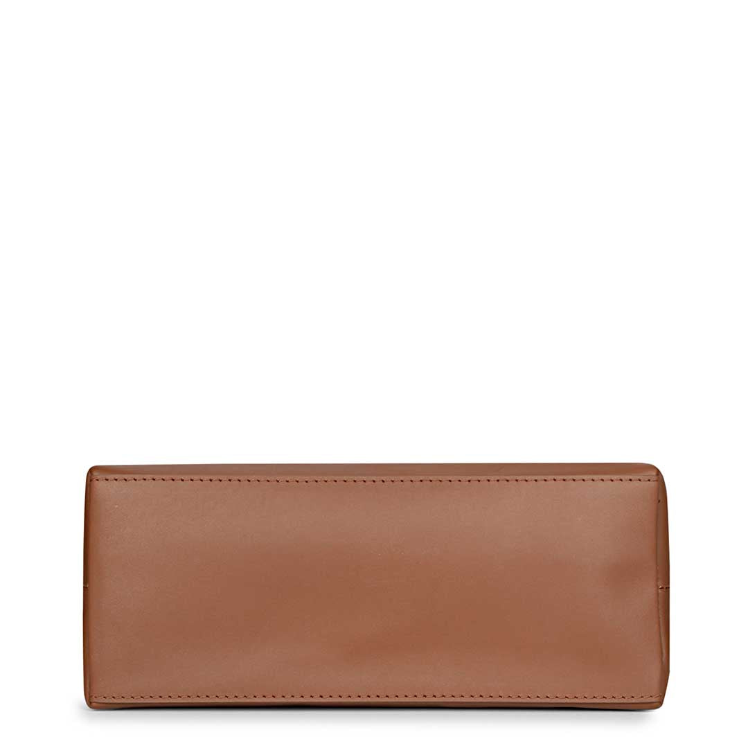 Favore Women Tan Leather Sling Bags