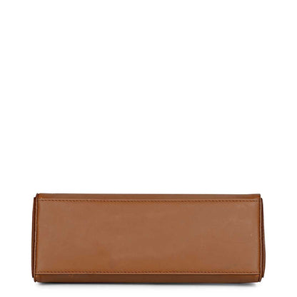 Favore Women Brown Leather Shoulder Bags