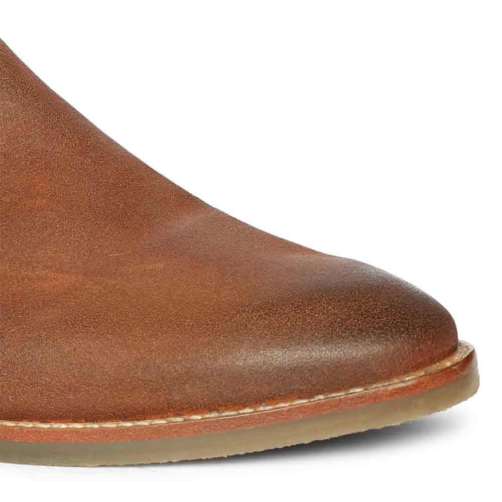Saint Joseph Tobacco Brown wax-sued leather Chelsea Boot