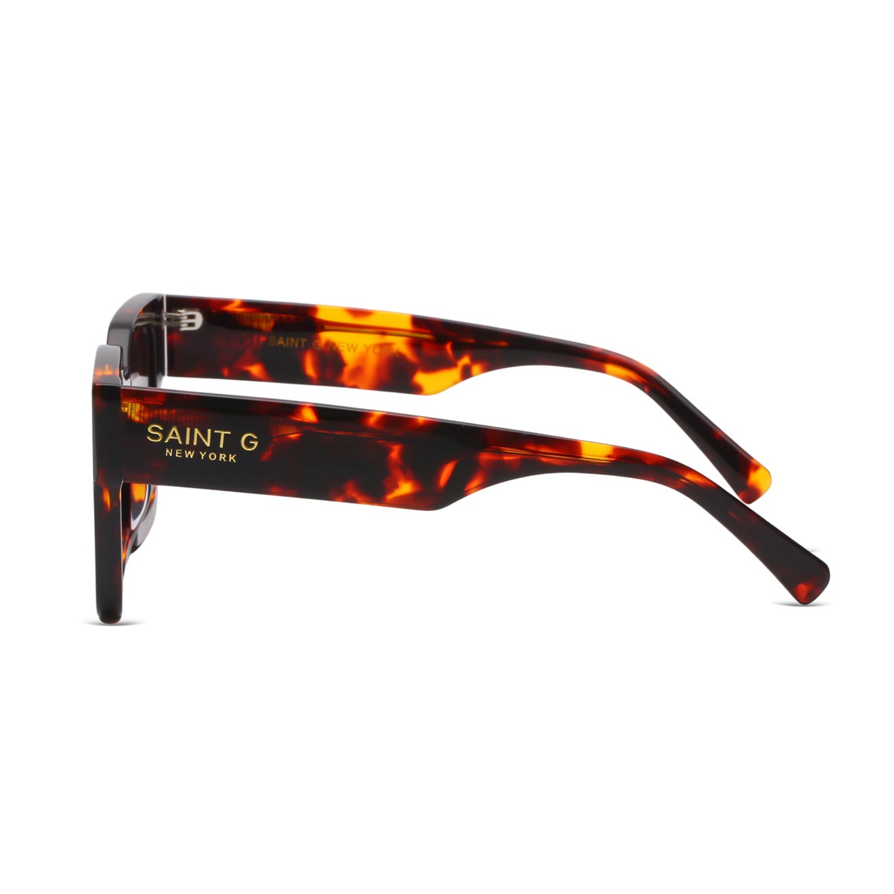 Coral Cove Havana Brown Square Sunglasses