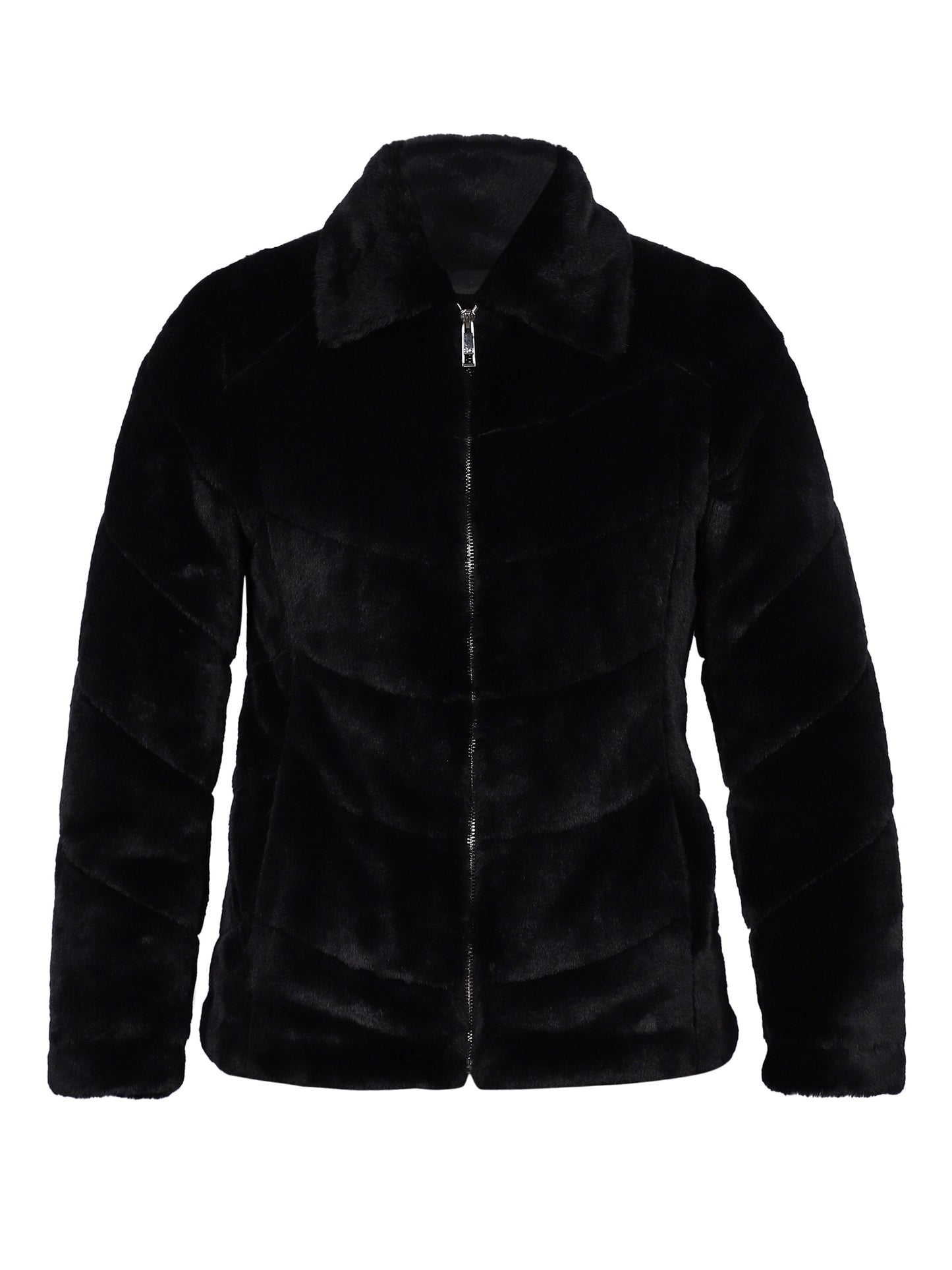 Saint Fernanda Black Fur Women's Jackets