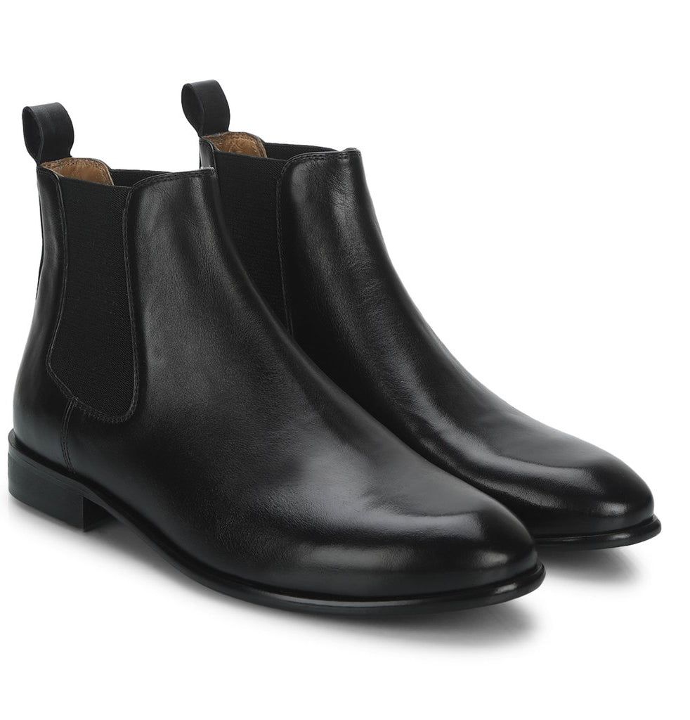 Saint Lorenzo black  leather Chelsea boot - SaintG