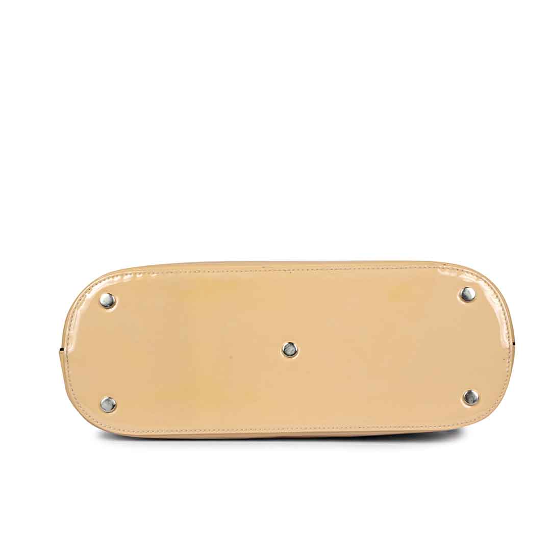 Favore Vanilla Leather womens Shopper Tote Bag