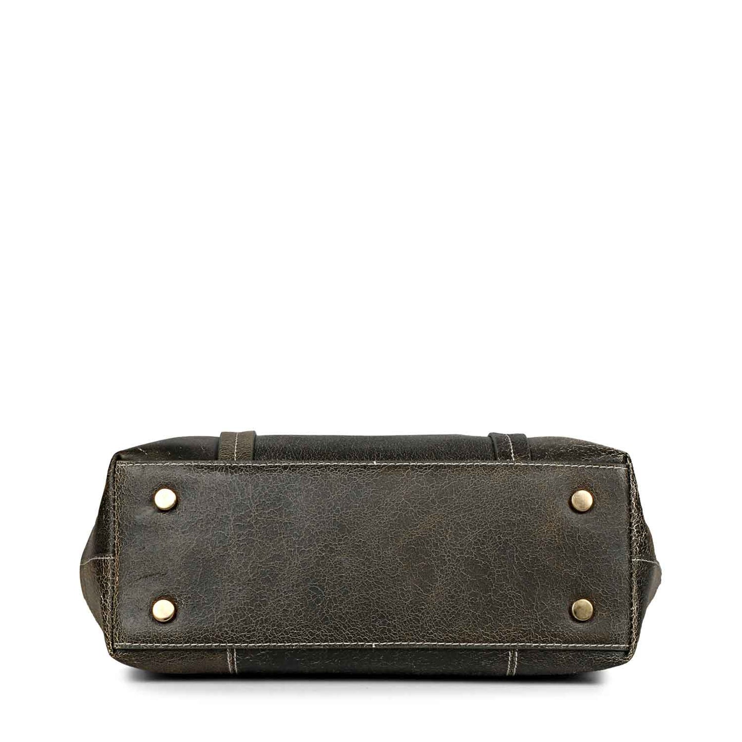 Favore Black Textured Leather Oversized Shopper Shoulder Bag
