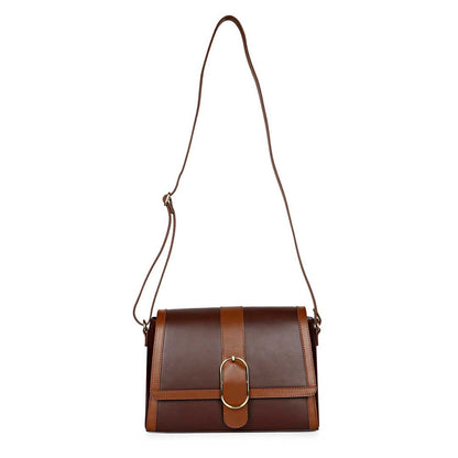 Favore Brown Leather Womens Sling Bag