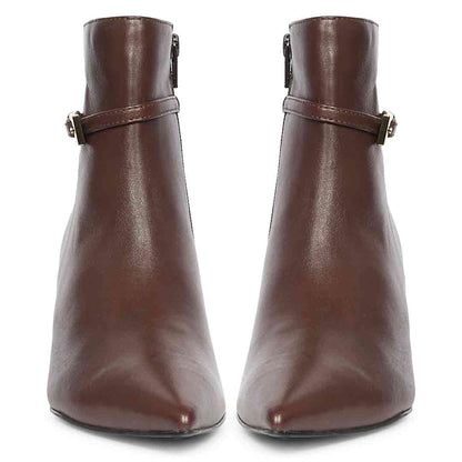Saint Darcie Buckle Decor Napa Ankle Boots