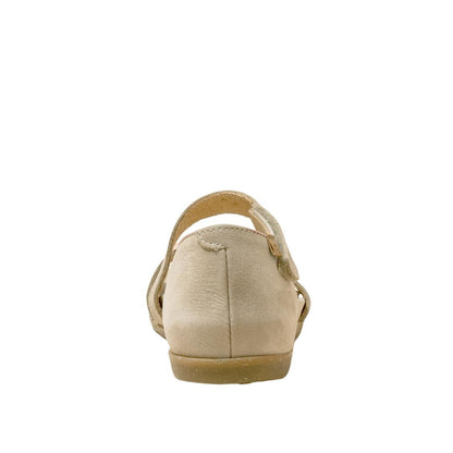 El Naturalista Piedra Embellished Leather Block Sandals with Buckle
