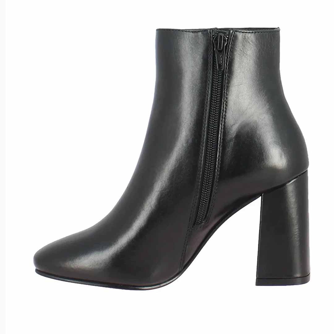 Saint Alexa Black Leather Ankle Boots - SaintG