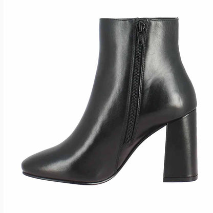 Saint Alexa Black Leather Ankle Boots - SaintG