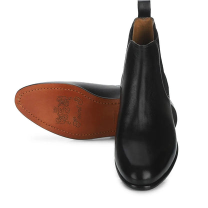 Saint Lorenzo black  leather Chelsea boot - SaintG