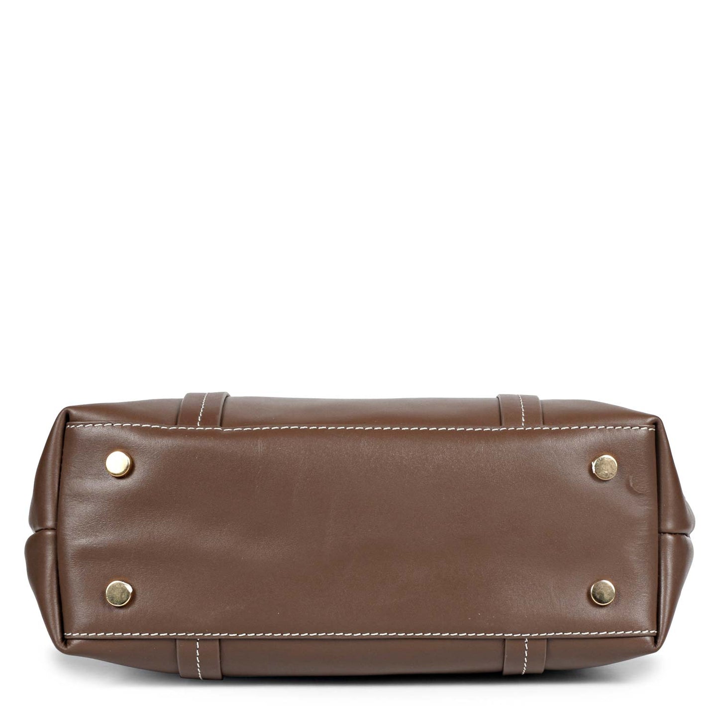 Favore Brown Textured Leather Oversized Shopper Shoulder Bag