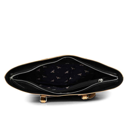 Favore Vanilla Leather womens Shopper Tote Bag