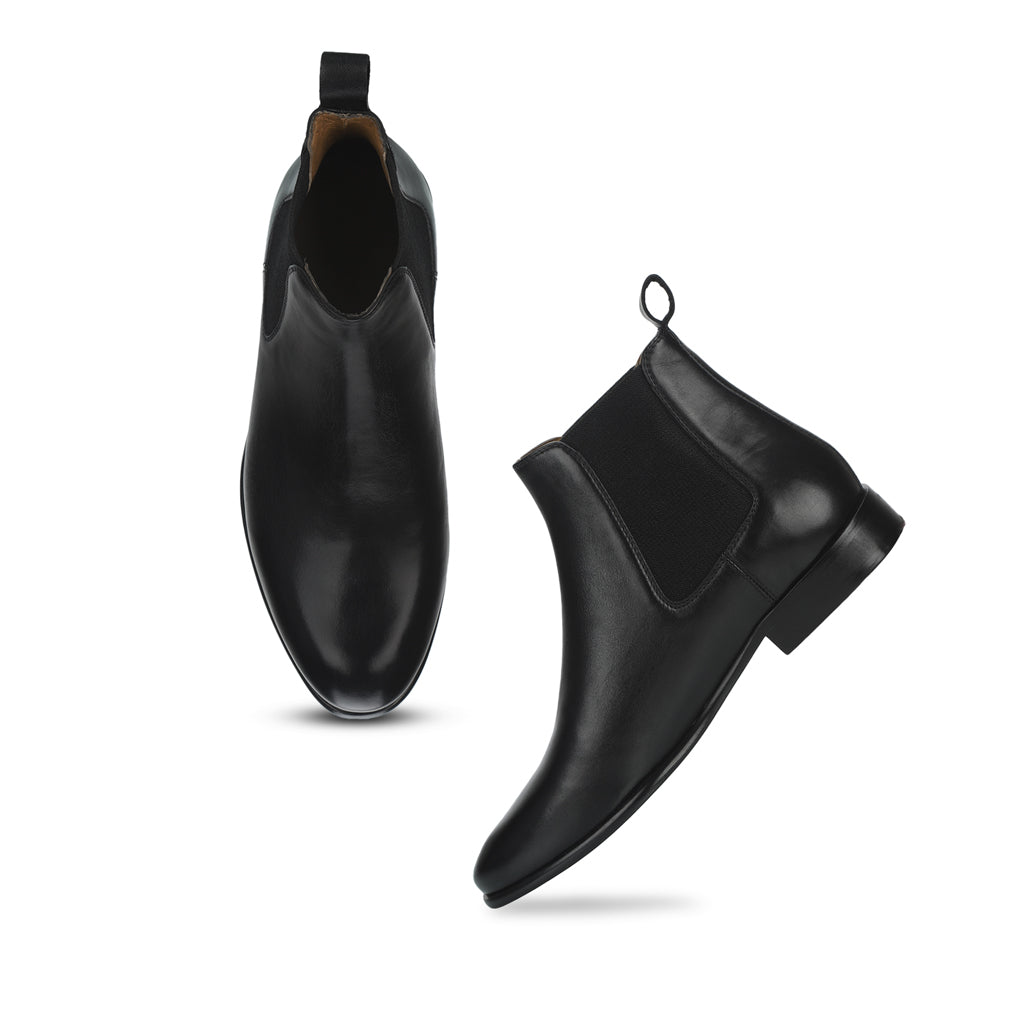 Saint Lorenzo black  leather Chelsea boot - SaintG