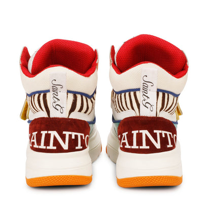 Whitesta Avery Red Leather Sneakers