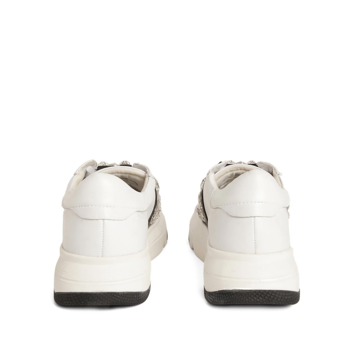 Whitesta Aifric Crystal White Leather Sneakers