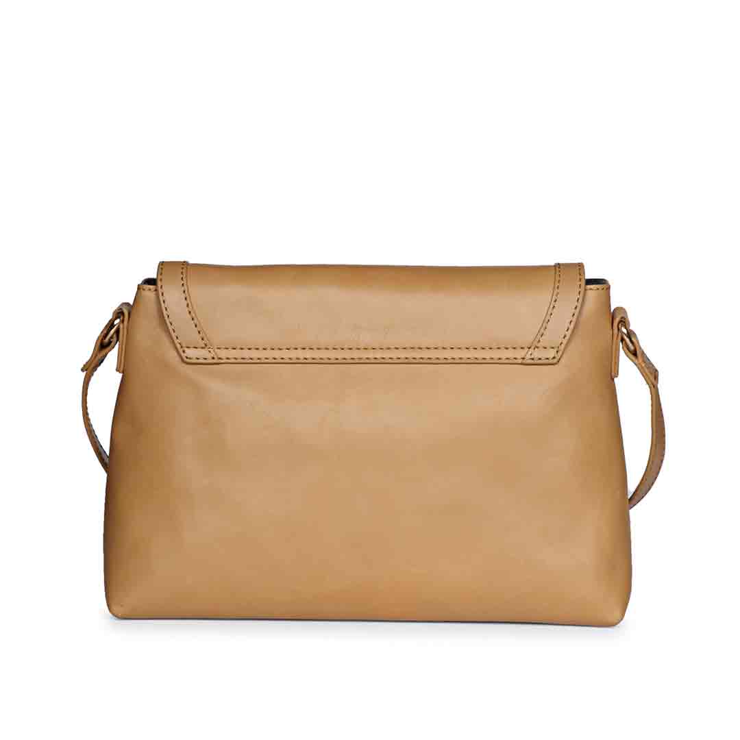 Favore Tan Leather Crossbody Sling Bags