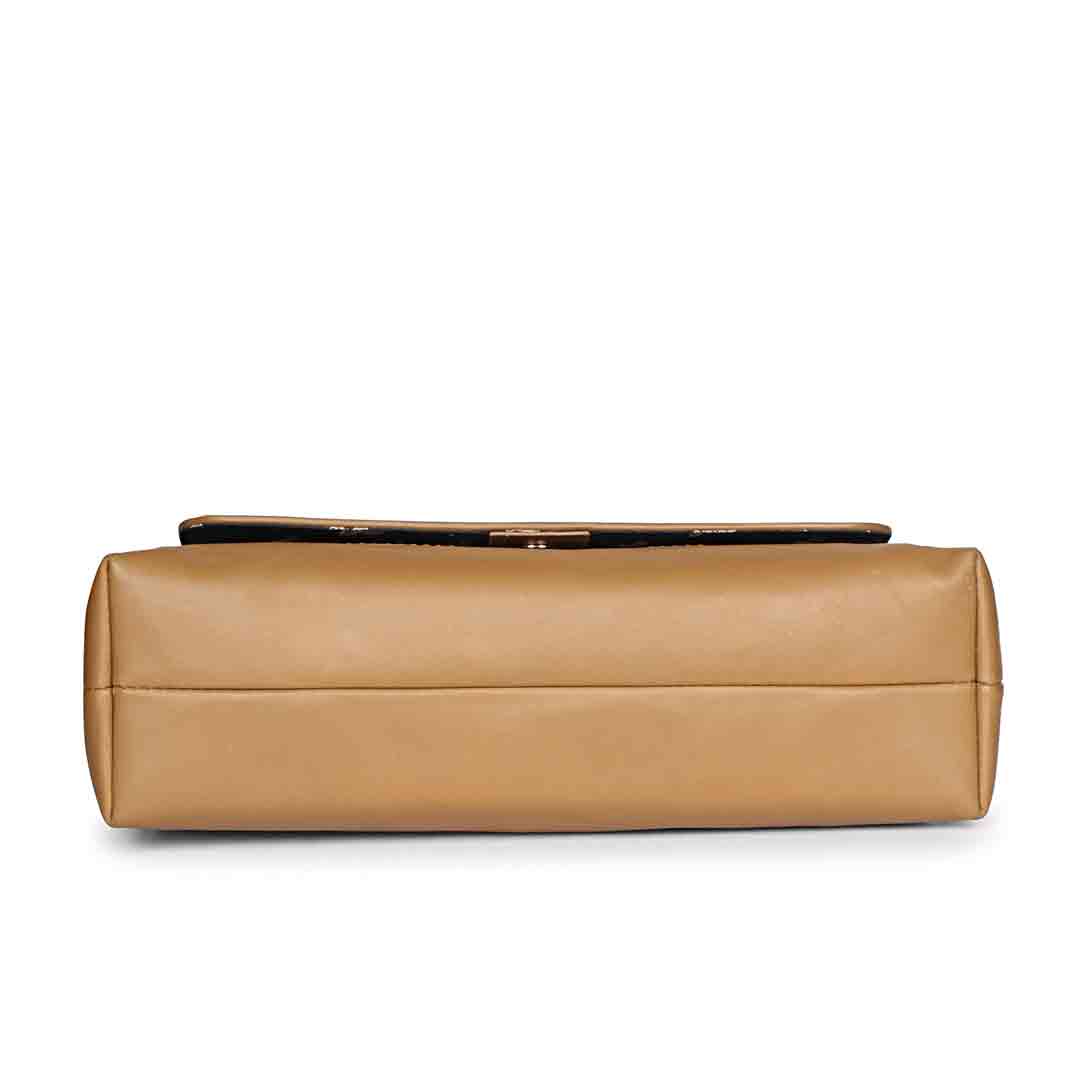 Favore Tan Leather Crossbody Sling Bags