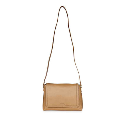 Favore Tan Leather Crossbody Sling Bags