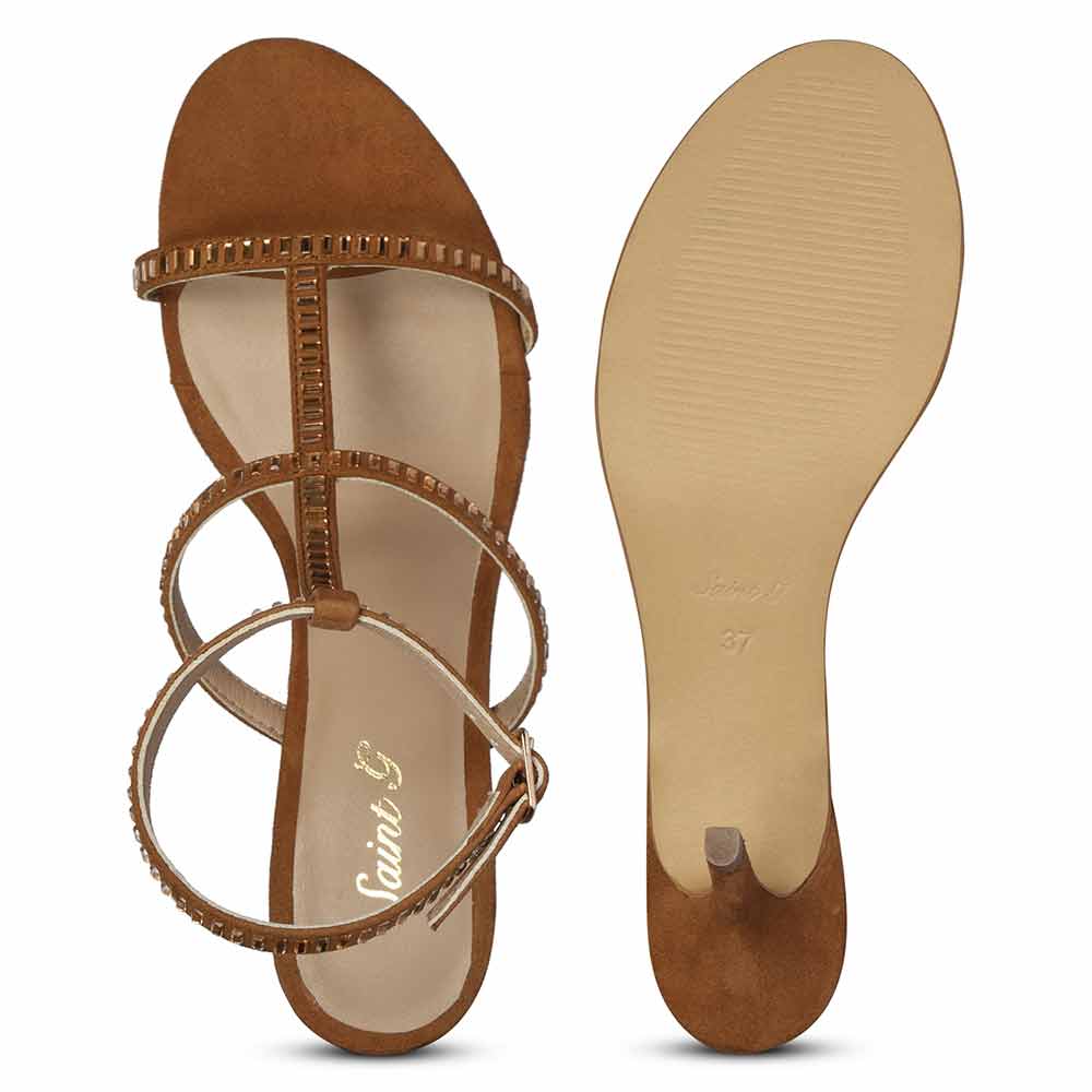 Saint Dylan Strass-Embellished Cuoio Leather Stilettos