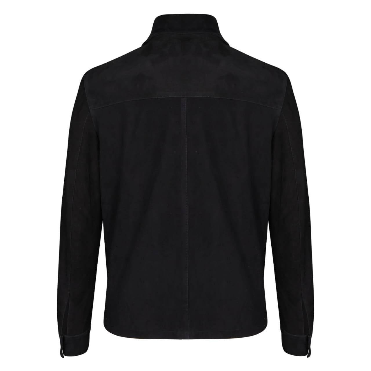 Saint Black Fur Men's Bomber Jacket