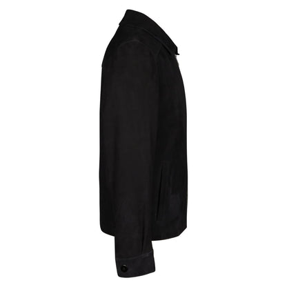 Saint Black Fur Men's Bomber Jacket