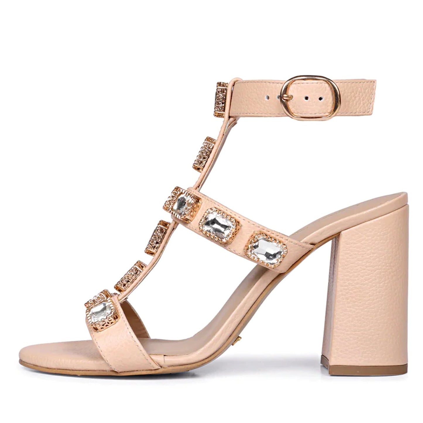 Fashion Forward: Saint Shirley's Stone Block Heels in Cipra Leather