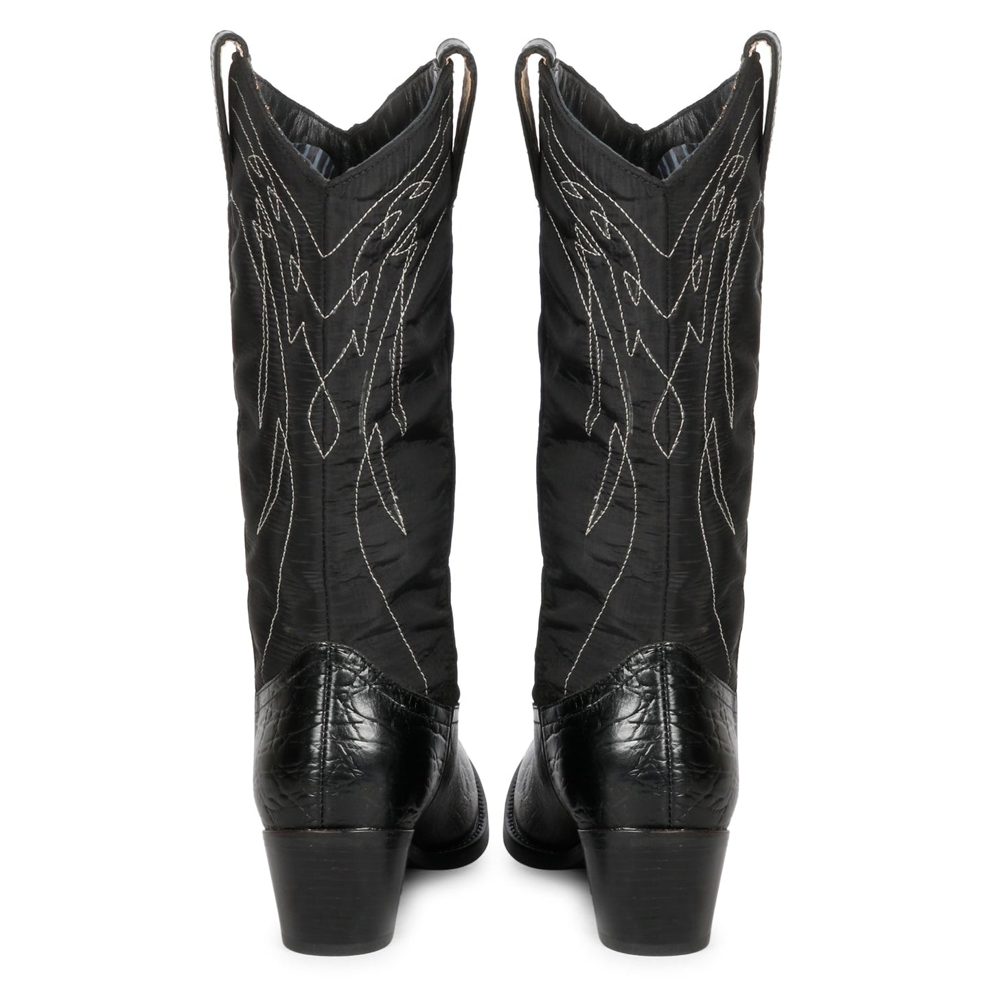 Genuine Leather Saint Elodie Boots - Cobalt Cowboy Style