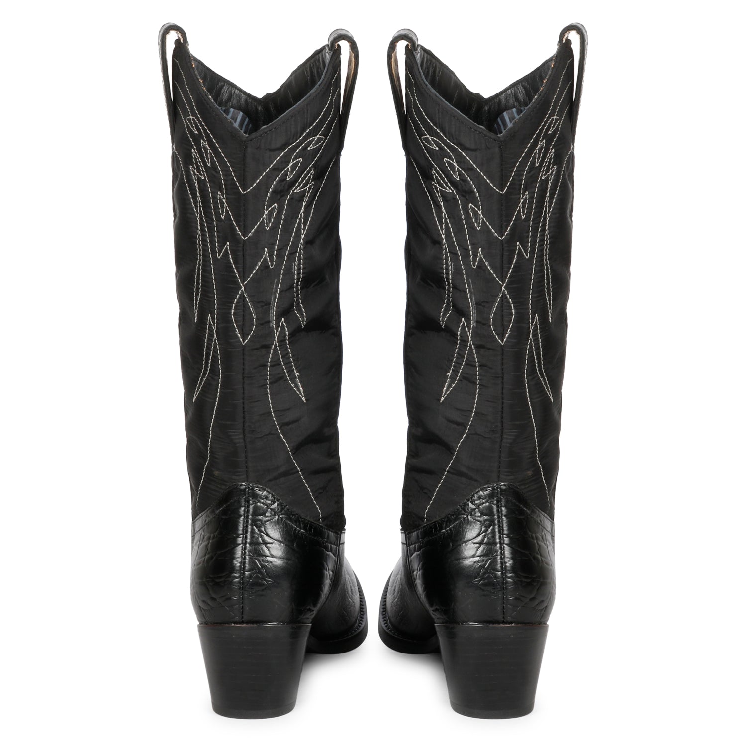 Genuine Leather Saint Elodie Boots - Cobalt Cowboy Style