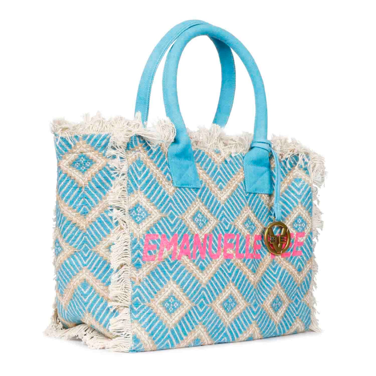 Favore Geometric Printed Oversized Shopper Handheld Bag