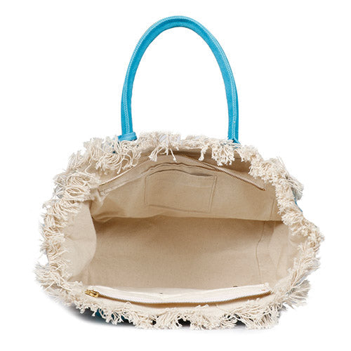 Favore Geometric Printed Oversized Shopper Handheld Bag