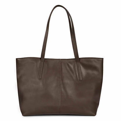 Favore Womens Brown Leather Shoulder Bag